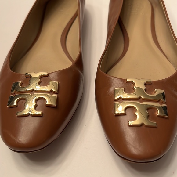 Tory Burch Raleigh brown leather flats size 7.5 - Picture 2 of 8